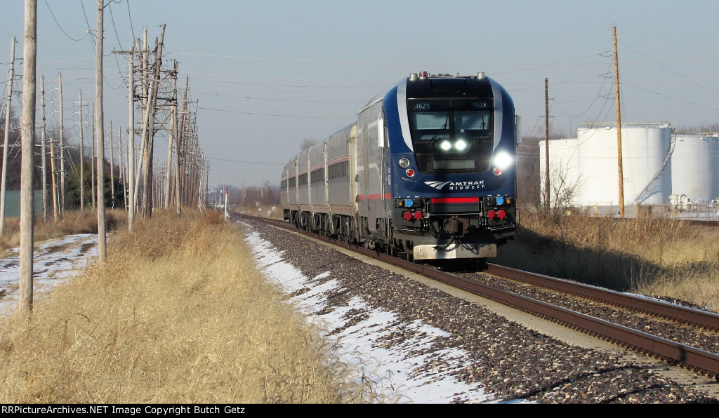 Amtrak past Hartford........